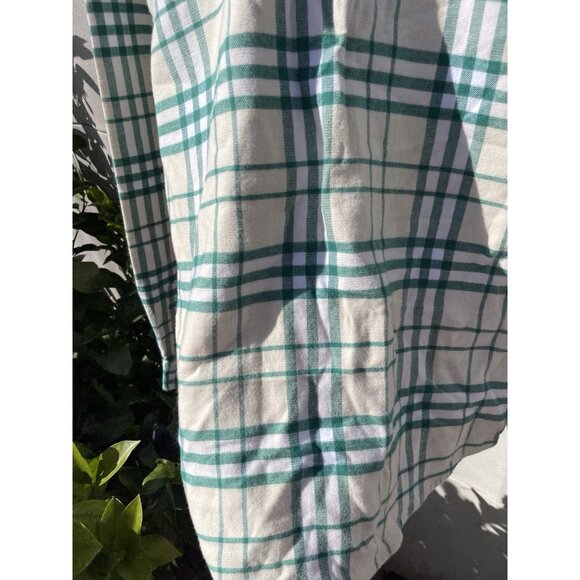 Vintage Surf Club Flannel Men’s Long Sleeve Green Cream PARI Shirt Sz XS NWT - Picture 14 of 16